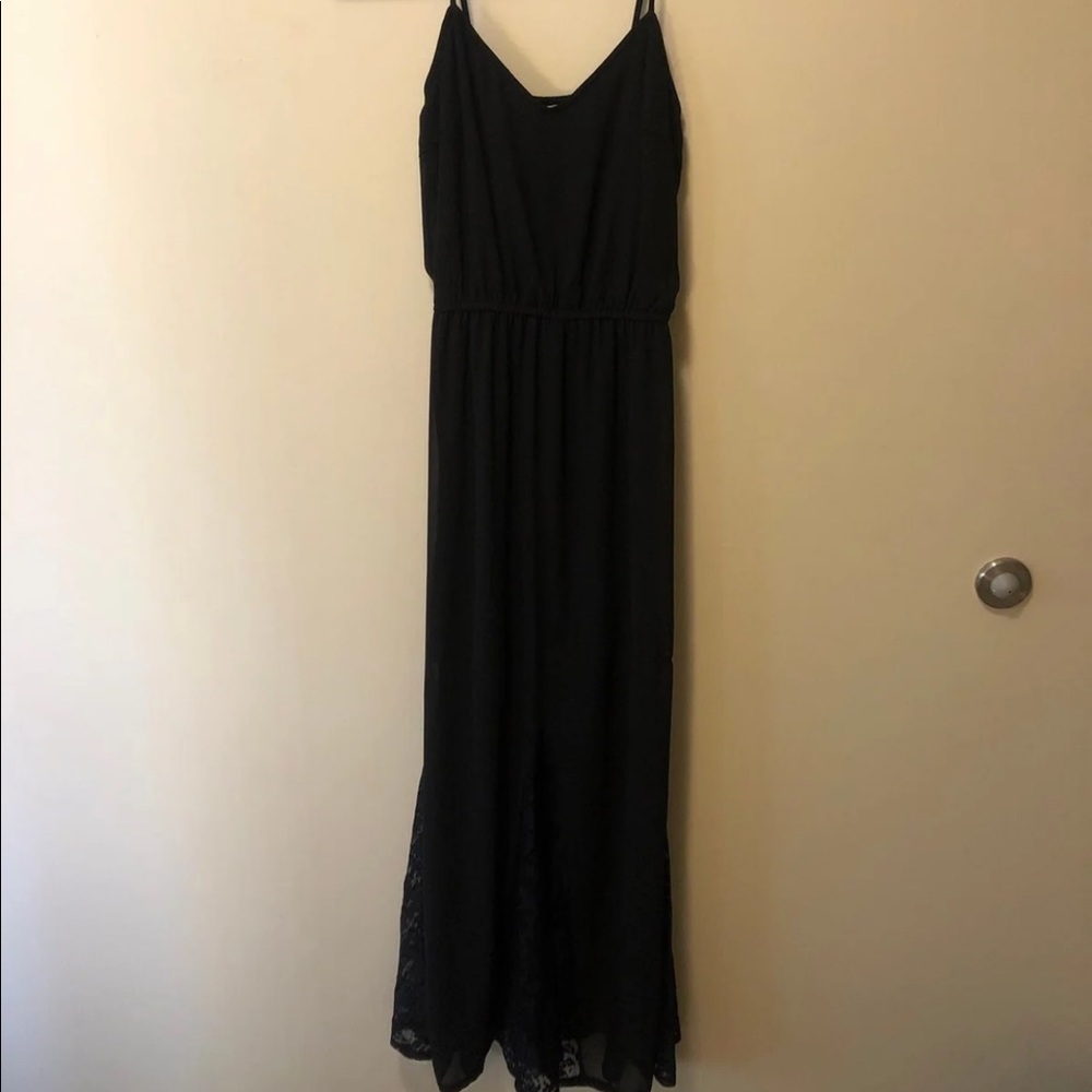 Black Maxi Dress, Size S